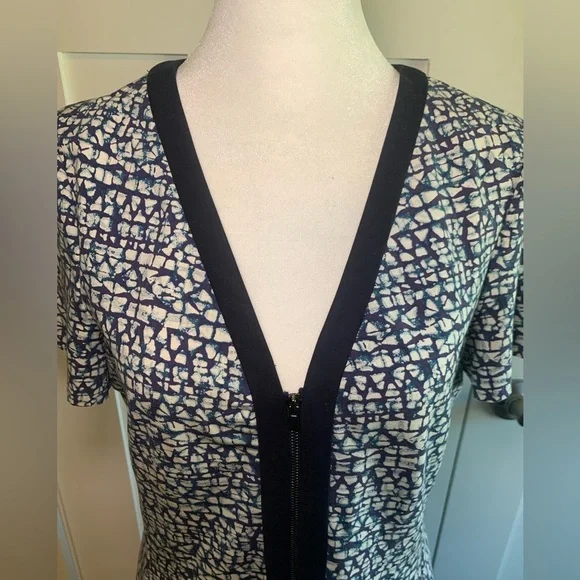 Tory Burch Blue Dress Style# 11152404 Size Medium - Picture 5 of 12